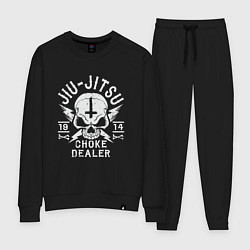 Костюм хлопковый женский Jiu Jitsu, цвет: черный