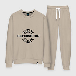 Костюм хлопковый женский Made in Petersburg, цвет: миндальный