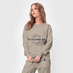 Костюм хлопковый женский Made in Petersburg, цвет: миндальный — фото 2