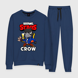 Костюм хлопковый женский BRAWL STARS CROW, цвет: тёмно-синий