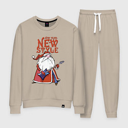 Костюм хлопковый женский New Year - new style!, цвет: миндальный