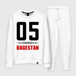 Костюм хлопковый женский 05 Dagestan, цвет: белый