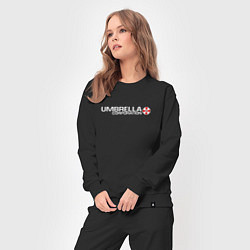 Костюм хлопковый женский UMBRELLA CORP, цвет: черный — фото 2