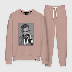 Костюм хлопковый женский Conor McGregor, цвет: пыльно-розовый