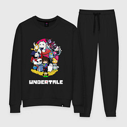 Костюм хлопковый женский UNDERTALE, цвет: черный