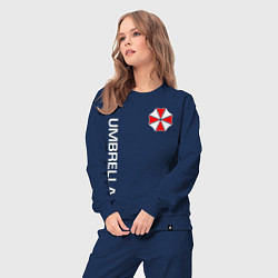 Костюм хлопковый женский UMBRELLA CORP, цвет: тёмно-синий — фото 2