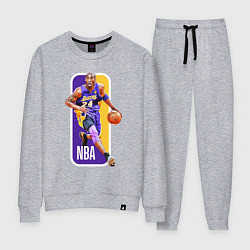 Костюм хлопковый женский NBA Kobe Bryant, цвет: меланж