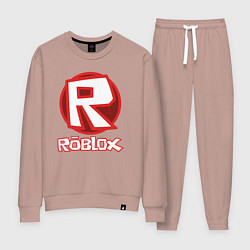 Костюм хлопковый женский ROBLOX, цвет: пыльно-розовый