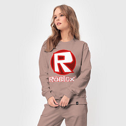 Костюм хлопковый женский ROBLOX, цвет: пыльно-розовый — фото 2