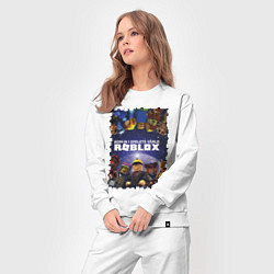 Костюм хлопковый женский ROBLOX, цвет: белый — фото 2