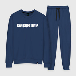 Костюм хлопковый женский GreenDay, цвет: тёмно-синий