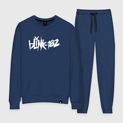 Костюм хлопковый женский Blink 182, цвет: тёмно-синий