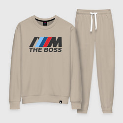 Костюм хлопковый женский BMW THE BOSS, цвет: миндальный