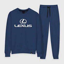Костюм хлопковый женский LEXUS, цвет: тёмно-синий