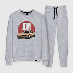 Костюм хлопковый женский JDM, цвет: меланж