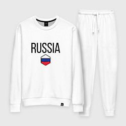 Костюм хлопковый женский Россия, цвет: белый