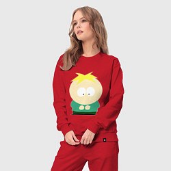 Костюм хлопковый женский South Park Баттерс, цвет: красный — фото 2