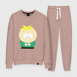 Костюм хлопковый женский South Park Баттерс, цвет: пыльно-розовый