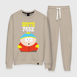 Костюм хлопковый женский SOUTH PARK, цвет: миндальный