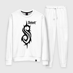 Костюм хлопковый женский SLIPKNOT, цвет: белый