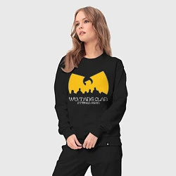 Костюм хлопковый женский Wu-Tang Clan, цвет: черный — фото 2