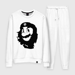 Костюм хлопковый женский Che Mario, цвет: белый