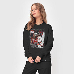 Костюм хлопковый женский ПОСЛЕДНИЙ ТАНЕЦ, цвет: черный — фото 2