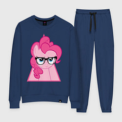 Костюм хлопковый женский Pinky Pie hipster, цвет: тёмно-синий