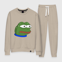 Костюм хлопковый женский Pepe MonkaS, цвет: миндальный