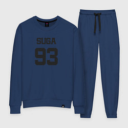Костюм хлопковый женский BTS - Suga 93, цвет: тёмно-синий