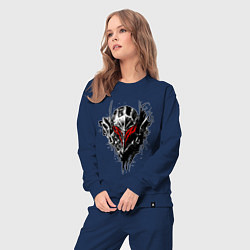 Костюм хлопковый женский BERSERK, цвет: тёмно-синий — фото 2