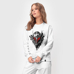 Костюм хлопковый женский BERSERK, цвет: белый — фото 2