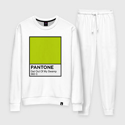 Костюм хлопковый женский Shrek: Pantone Color, цвет: белый