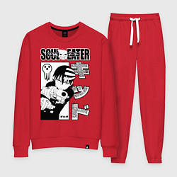 Костюм хлопковый женский Кид, Пожиратель Душ, цвет: красный