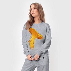 Костюм хлопковый женский Лисичка, цвет: меланж — фото 2