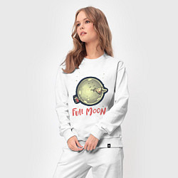 Костюм хлопковый женский Full Moon, цвет: белый — фото 2