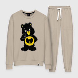 Костюм хлопковый женский Wu-Tang Bear, цвет: миндальный