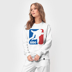 Костюм хлопковый женский Judo - Sport, цвет: белый — фото 2
