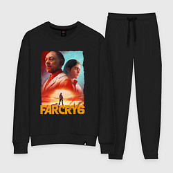 Костюм хлопковый женский FAR CRY 6 ФАР КРАЙ 6 ПОСТЕР, цвет: черный