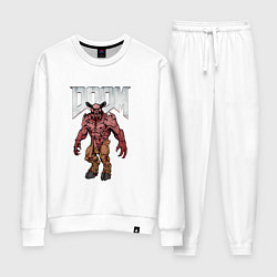 Костюм хлопковый женский DEMON BARON DOOM NPC, цвет: белый