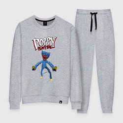 Костюм хлопковый женский Poppy Playtime: Monster Huggy, цвет: меланж
