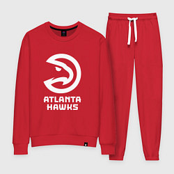 Костюм хлопковый женский Атланта Хокс, Atlanta Hawks, цвет: красный