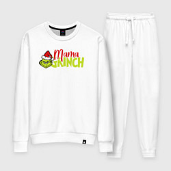 Костюм хлопковый женский Mama Grinch Family, цвет: белый