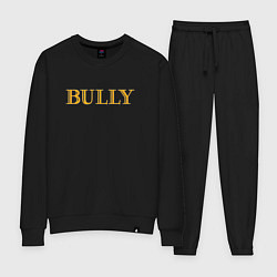 Костюм хлопковый женский Bully Big Logo, цвет: черный