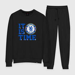 Костюм хлопковый женский It is Chelsea time Челси, цвет: черный