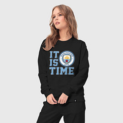 Костюм хлопковый женский It is Manchester City Time, цвет: черный — фото 2