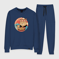 Костюм хлопковый женский Catana Ramen, цвет: тёмно-синий