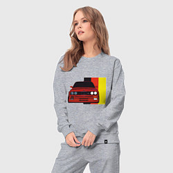 Костюм хлопковый женский BMW - Germany, цвет: меланж — фото 2