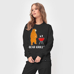 Костюм хлопковый женский Bear Grills Беар Гриллс, цвет: черный — фото 2