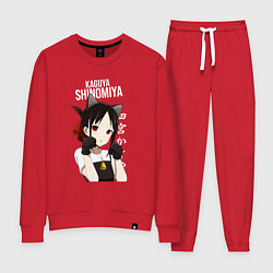 Костюм хлопковый женский В любви как на войне Госпожа Кагуя, цвет: красный
